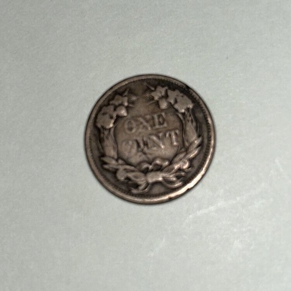 1857 Flying Eagle One Cent-penny- coin-money - Picture 6 of 6